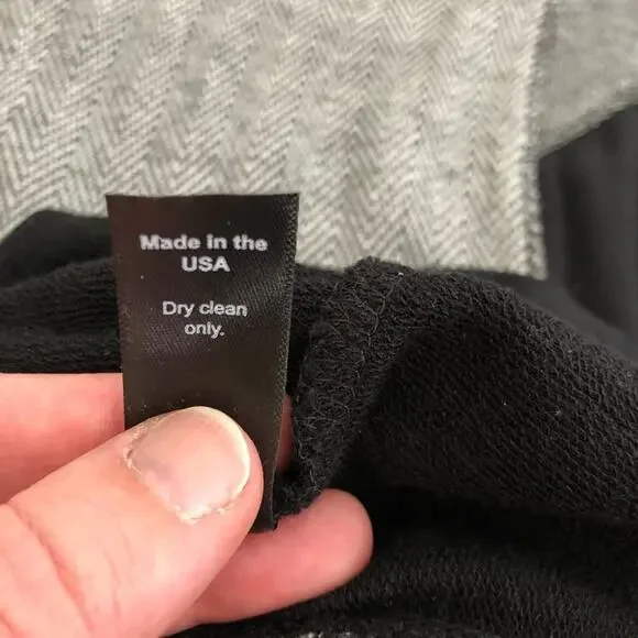 Michael Stars black gray herringbone knit tunic top / dress size Extra Small XS - Picture 11 of 14